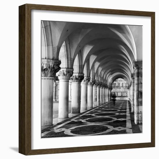 The Doge's Palace at Night, Venice, Veneto Region, Italy-Nadia Isakova-Framed Photographic Print