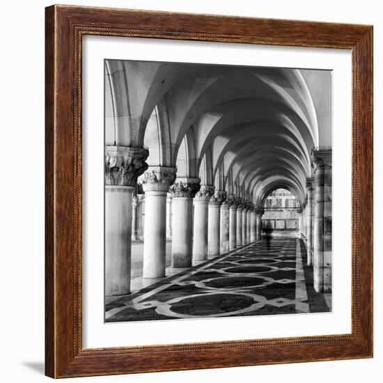 The Doge's Palace at Night, Venice, Veneto Region, Italy-Nadia Isakova-Framed Photographic Print