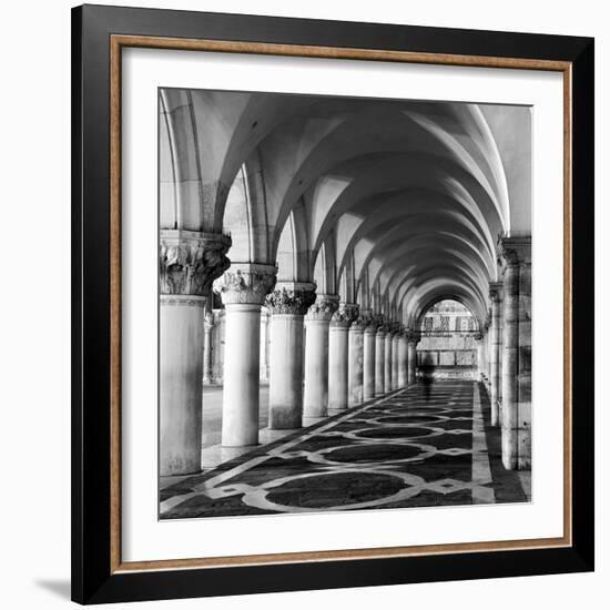 The Doge's Palace at Night, Venice, Veneto Region, Italy-Nadia Isakova-Framed Photographic Print