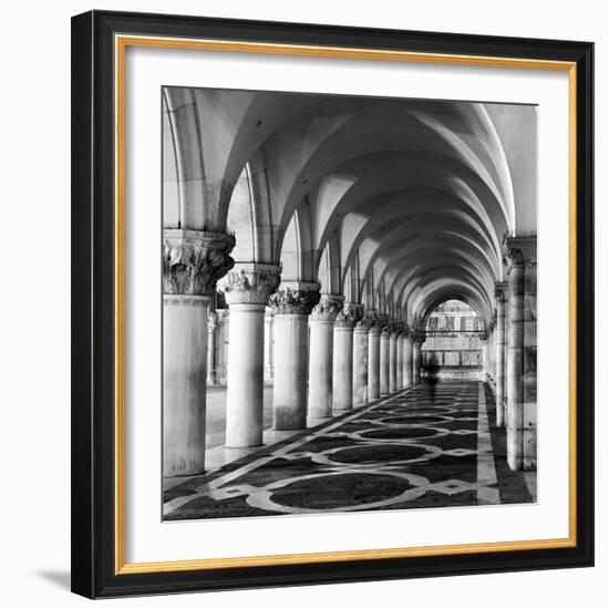 The Doge's Palace at Night, Venice, Veneto Region, Italy-Nadia Isakova-Framed Photographic Print