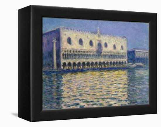 The Doge's Palace in Venice. 1908-Claude Monet-Framed Premier Image Canvas