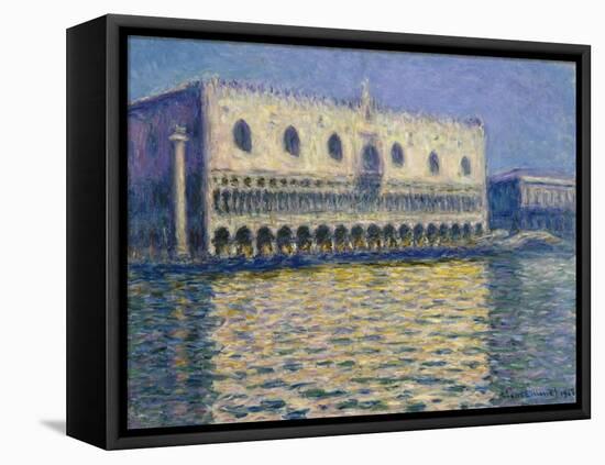 The Doge's Palace in Venice. 1908-Claude Monet-Framed Premier Image Canvas