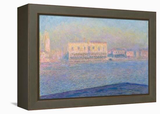 The Doge's Palace Seen from San Giorgio Maggiore, 1908-Claude Monet-Framed Premier Image Canvas