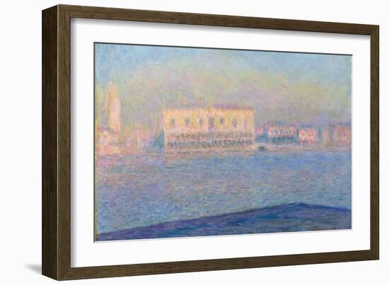 The Doge's Palace Seen from San Giorgio Maggiore, 1908-Claude Monet-Framed Giclee Print