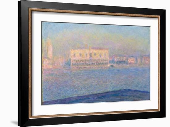 The Doge's Palace Seen from San Giorgio Maggiore, 1908-Claude Monet-Framed Giclee Print