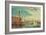 The Doge's Palace, Venice, from the Grand Canal, 1862 (Oil on Board)-James Holland-Framed Giclee Print