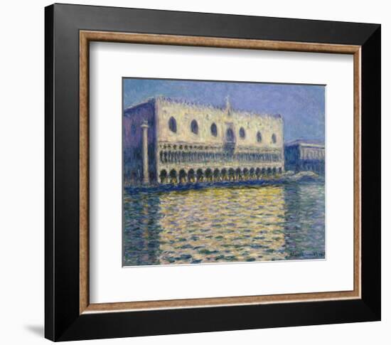 The Doges Palace, 1908-Claude Monet-Framed Art Print