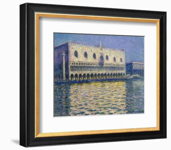 The Doges Palace, 1908-Claude Monet-Framed Art Print