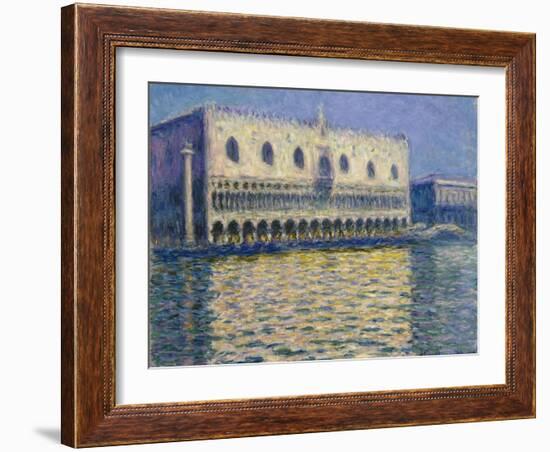 The Doges Palace (Le Palais Duca), 1908-Claude Monet-Framed Giclee Print