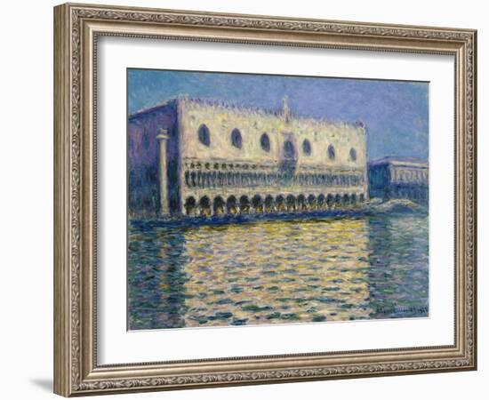 The Doges Palace-Claude Monet-Framed Giclee Print