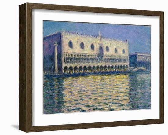 The Doges Palace-Claude Monet-Framed Giclee Print