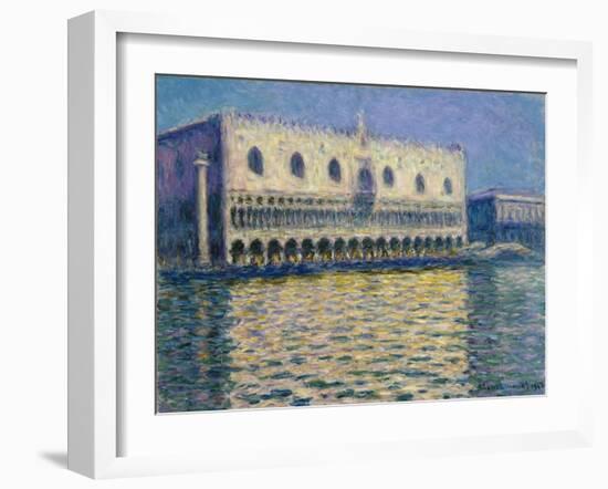 The Doges Palace-Claude Monet-Framed Giclee Print