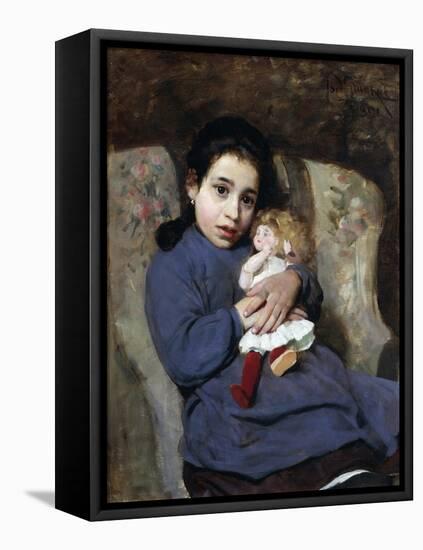 The Doll, 1891-Isidoro Grunhut-Framed Premier Image Canvas