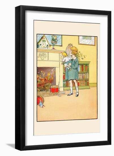 The Doll's Greeting-Eugene Field-Framed Art Print