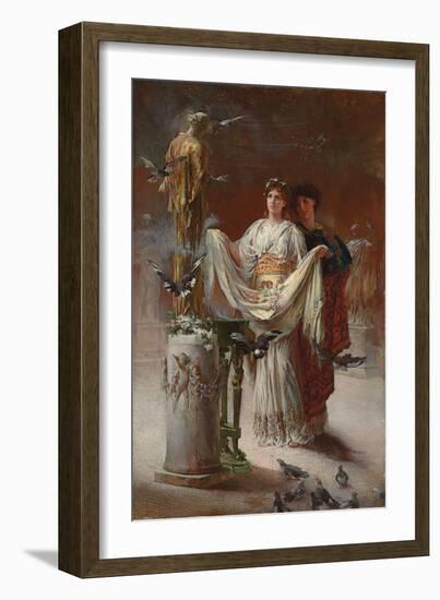 The Dolls, 1918 (Oil on Canvas)-Edwin Howland Blashfield-Framed Giclee Print