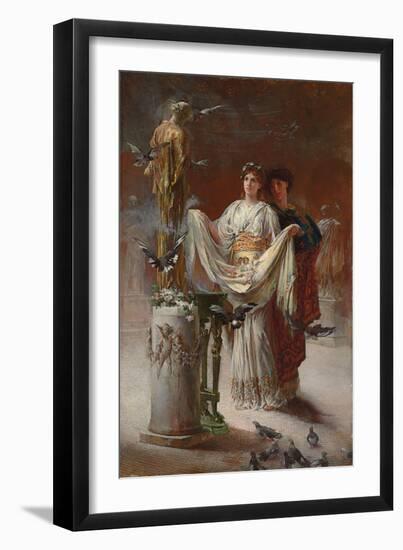 The Dolls, 1918 (Oil on Canvas)-Edwin Howland Blashfield-Framed Giclee Print