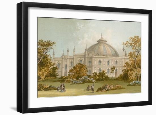 The Dome, Brighton Pavilion-English School-Framed Giclee Print