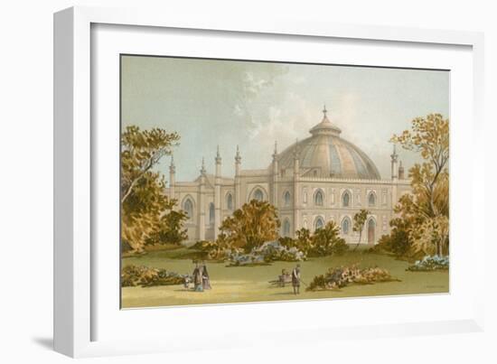 The Dome, Brighton Pavilion-English School-Framed Giclee Print