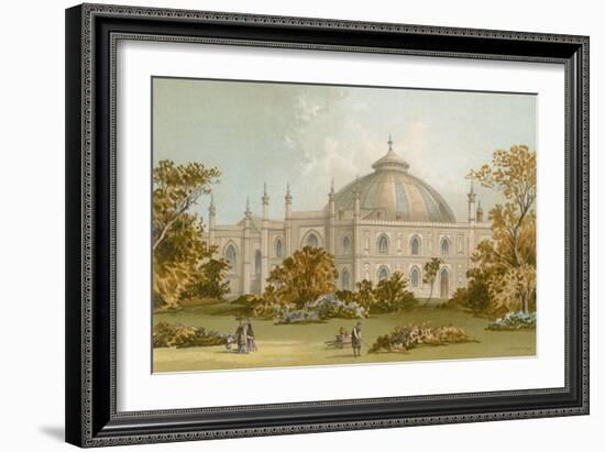 The Dome, Brighton Pavilion-English School-Framed Giclee Print