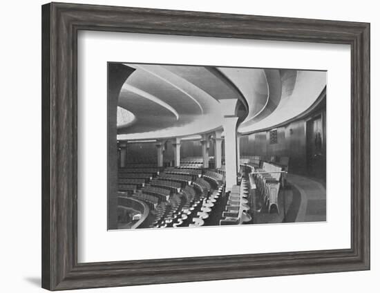 'The Dome: Interior After the Alterations - details of inner roof and panelling', 1939-Unknown-Framed Photographic Print