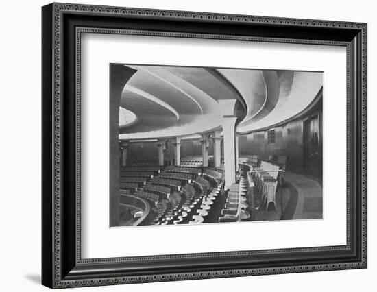 'The Dome: Interior After the Alterations - details of inner roof and panelling', 1939-Unknown-Framed Photographic Print