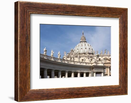 The Dome of St. Peters Basilica, Vatican City, Rome, Lazio, Italy-James Emmerson-Framed Photographic Print