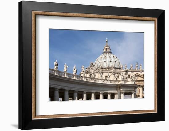 The Dome of St. Peters Basilica, Vatican City, Rome, Lazio, Italy-James Emmerson-Framed Photographic Print