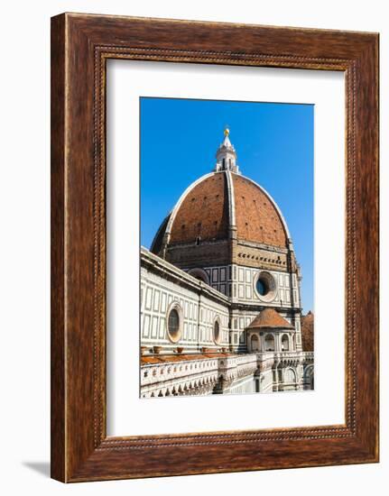 The Dome of the Duomo Santa Maria del Fiore, Florence, Tuscany, Italy-Nico Tondini-Framed Photographic Print