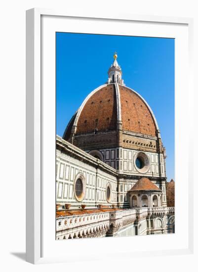 The Dome of the Duomo Santa Maria del Fiore, Florence, Tuscany, Italy-Nico Tondini-Framed Photographic Print