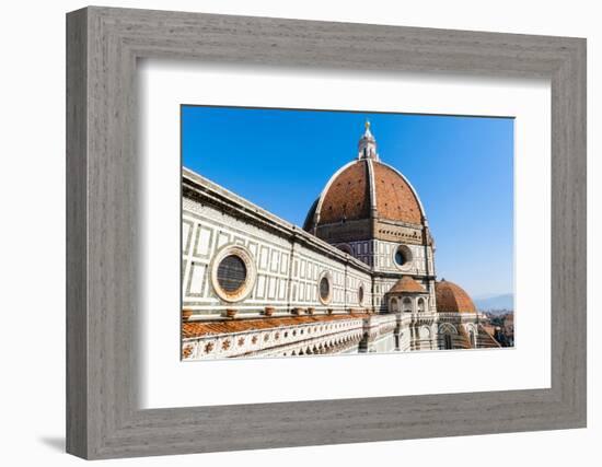 The Dome of the Duomo Santa Maria del Fiore, Florence, Tuscany, Italy-Nico Tondini-Framed Photographic Print