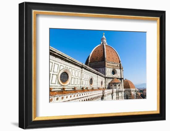 The Dome of the Duomo Santa Maria del Fiore, Florence, Tuscany, Italy-Nico Tondini-Framed Photographic Print