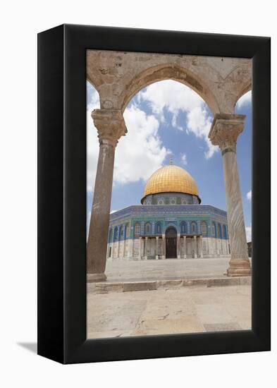 The Dome of the Rock, East Jerusalem-null-Framed Premier Image Canvas