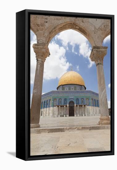 The Dome of the Rock, East Jerusalem-null-Framed Premier Image Canvas