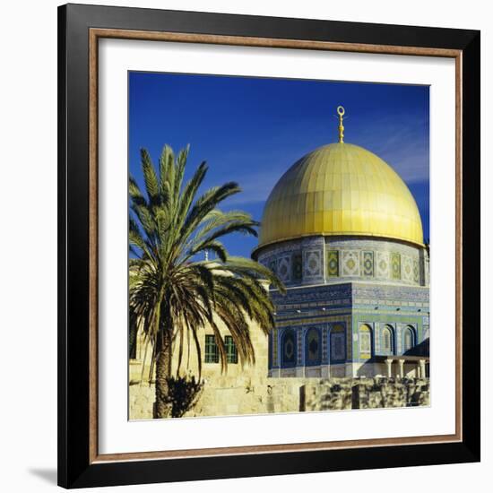 The Dome of the Rock, Muslim Shrine on Temple Mount, Jerusalem, Israel-G Richardson-Framed Photographic Print