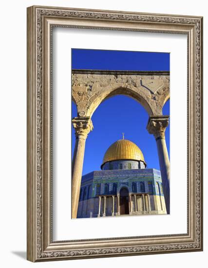 The Dome of the Rock, Temple Mount, UNESCO World Heritage Site, Jerusalem, Israel, Middle East-Neil Farrin-Framed Photographic Print