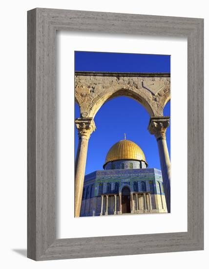 The Dome of the Rock, Temple Mount, UNESCO World Heritage Site, Jerusalem, Israel, Middle East-Neil Farrin-Framed Photographic Print