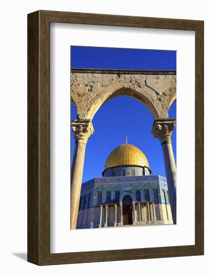 The Dome of the Rock, Temple Mount, UNESCO World Heritage Site, Jerusalem, Israel, Middle East-Neil Farrin-Framed Photographic Print