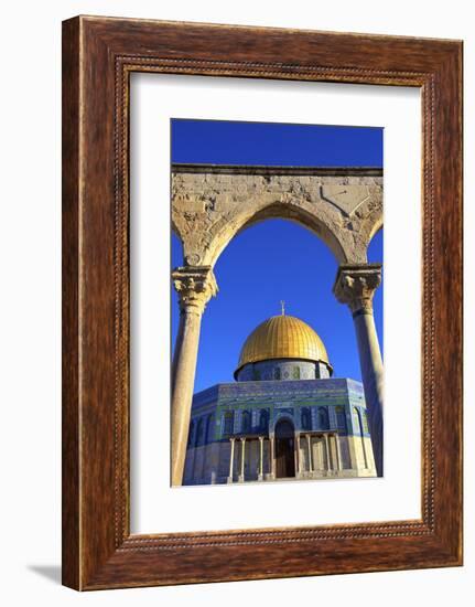 The Dome of the Rock, Temple Mount, UNESCO World Heritage Site, Jerusalem, Israel, Middle East-Neil Farrin-Framed Photographic Print