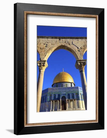 The Dome of the Rock, Temple Mount, UNESCO World Heritage Site, Jerusalem, Israel, Middle East-Neil Farrin-Framed Photographic Print