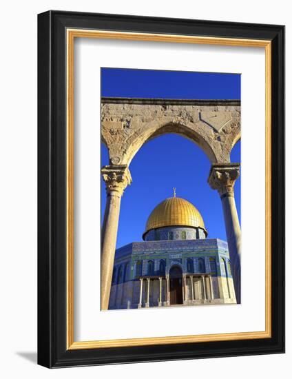 The Dome of the Rock, Temple Mount, UNESCO World Heritage Site, Jerusalem, Israel, Middle East-Neil Farrin-Framed Photographic Print