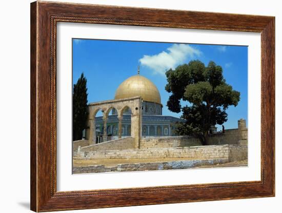 The Dome of the Rock was Built During the Omayyad Caliphate on the Temple Mount in Jerusalem-null-Framed Giclee Print