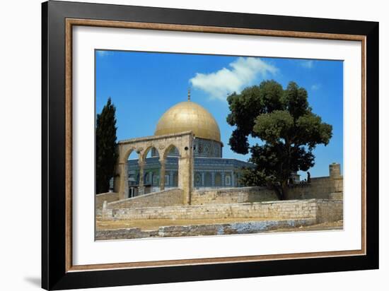 The Dome of the Rock was Built During the Omayyad Caliphate on the Temple Mount in Jerusalem-null-Framed Giclee Print