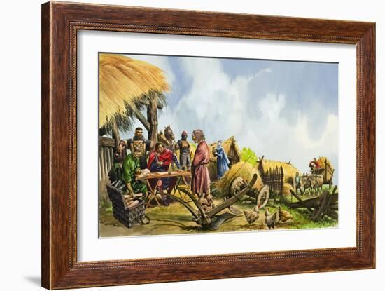 The Domesday Book-Peter Jackson-Framed Giclee Print