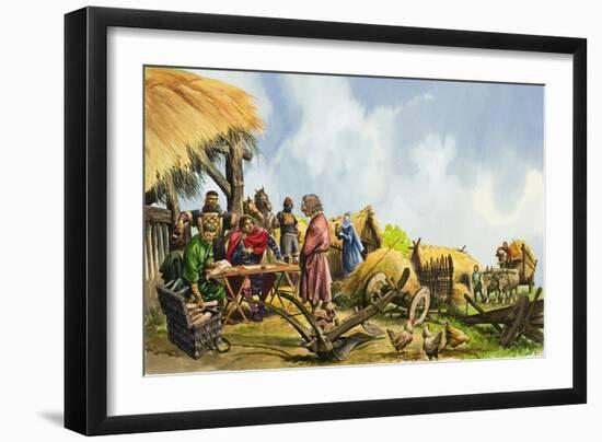 The Domesday Book-Peter Jackson-Framed Giclee Print