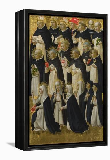 The Dominican Blessed (Panel from Fiesole San Domenico Altarpiec), C. 1423-1424-Fra Angelico-Framed Premier Image Canvas