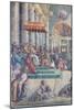 The Donation of Rome, Detail, 1523-24 (Fresco)-Giulio Romano-Mounted Giclee Print