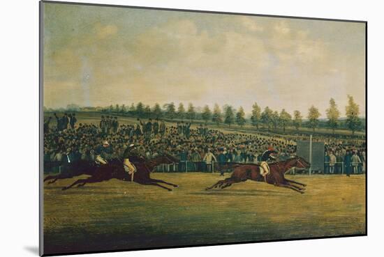 The Doncaster St Leger, 1850-Henry Thomas Alken-Mounted Giclee Print