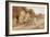 The Donkey Cart, c.1920-Charles Edward Wilson-Framed Giclee Print