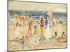 The Donkey Rider-Maurice Brazil Prendergast-Mounted Giclee Print