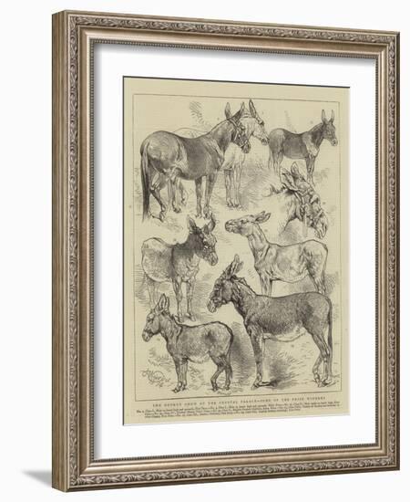 The Donkey Show at the Crystal Palace, Some of the Prize Winners-Harrison William Weir-Framed Giclee Print